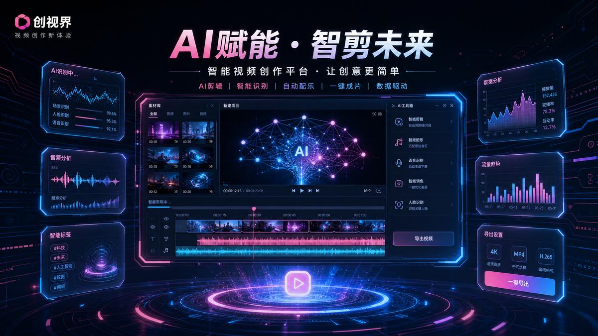 福利姬【福利姬 AI视频教程】AI视频剪辑工具完整视频演示 | 智能剪辑视频教程